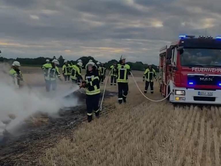 Flächenbrandbekämpfung Übungsszenario