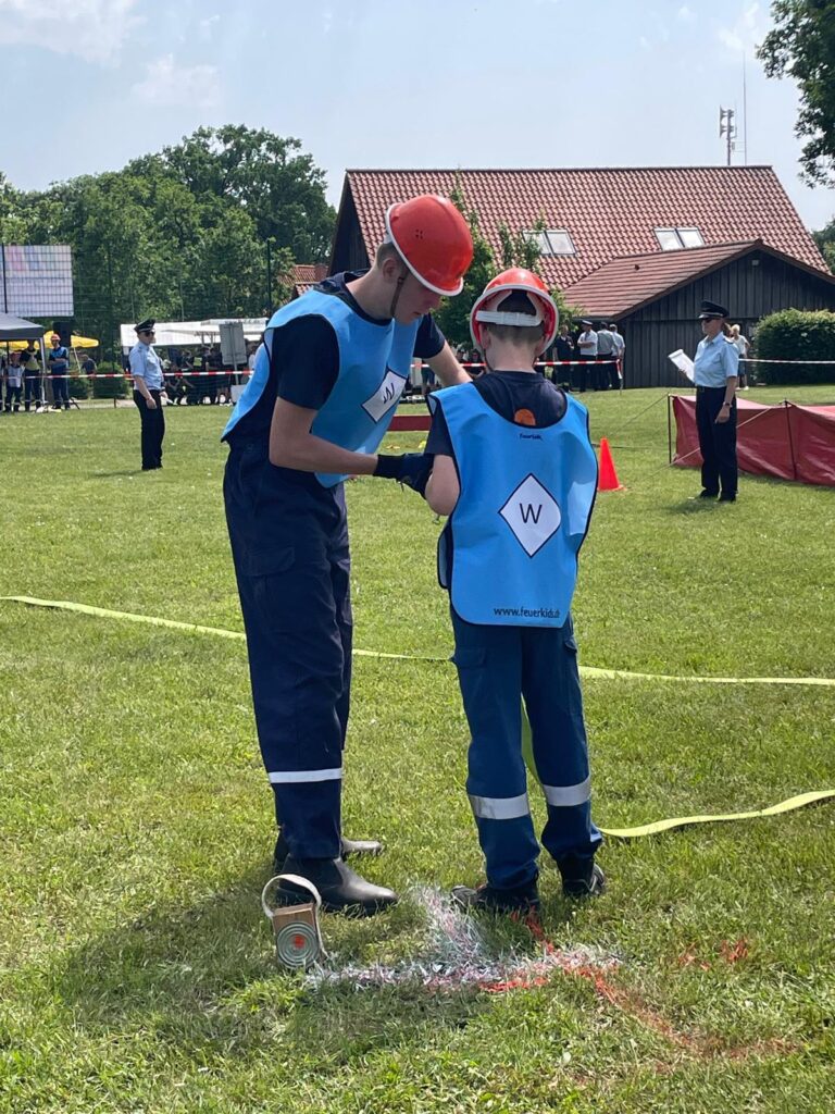 Der Wassertrupp beim Kuppel