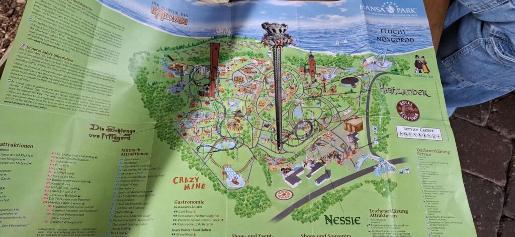 Lageplan vom HansaPark