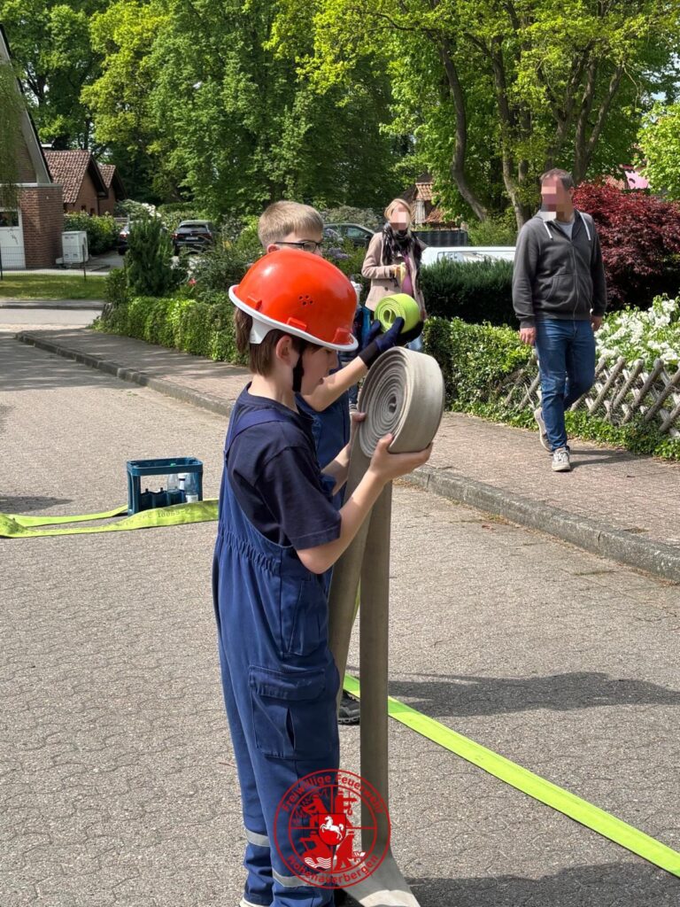 Schläuche rollen